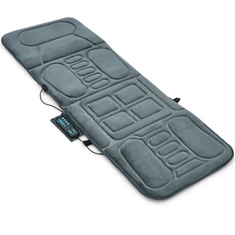 Foldable Massage Mat With Heat And 10 Vibration Motors Costway