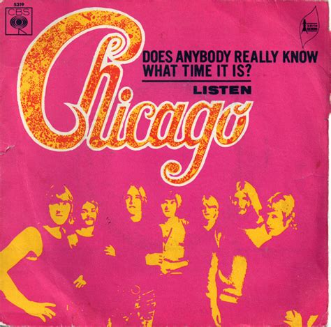 Chicago Does Anybody Really Know What Time It Is Vinyl 7 45 Rpm