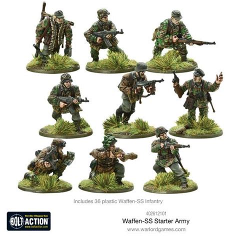 Buy Warlord Games Waffen Ss Starter Army Bolt Action Wargaming