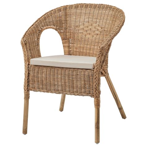Get relaxed with classic yet comfy strandmon armchairs. AGEN Armchair with cushion - rattan, Norna natural - IKEA