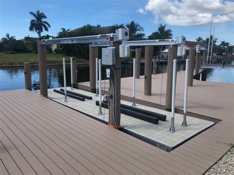 Boat Lifts Design Marco Island And Naples Fl Collier Seawall