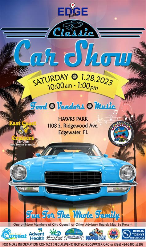 Edgefest Classic Car Show City Of Edgewater Florida