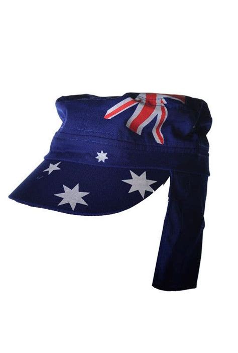 Australian Flag Kids Legionnaire Hat Kids Australia Day Aussie Hat