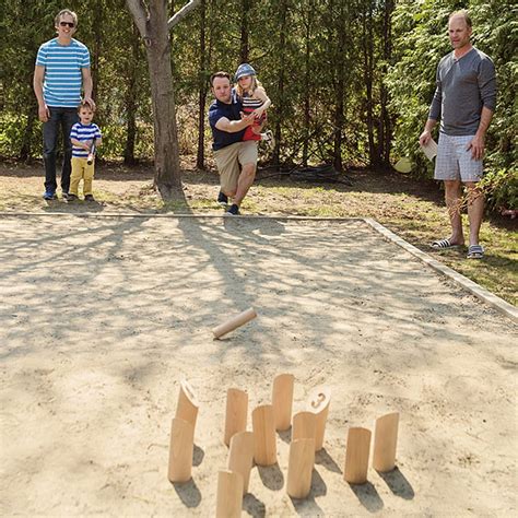 Wooden Throwing Game Set Outdoor Yard Game For All Ages Easy Etsy