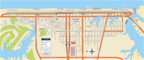 Map Of Virginia Beach Hotels On The Boardwalk Map