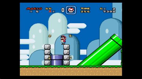 Hd Super Mario World Level 1 Yoshis Island 1 Youtube