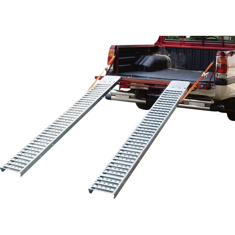 Ironton Non Folding Steel Loading Ramp Set — 1000 Lb Total Capacity