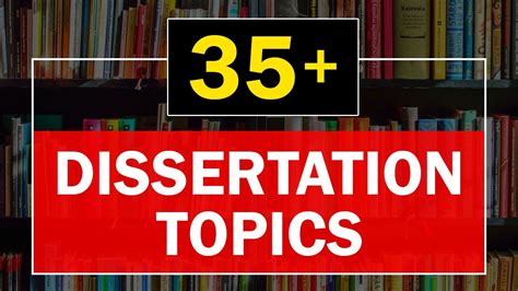 How To Choose A Dissertation Topic Best Dissertation Topic Ideas