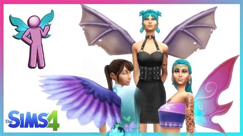 The Sims 4 Animated Wings Download Beta Youtube