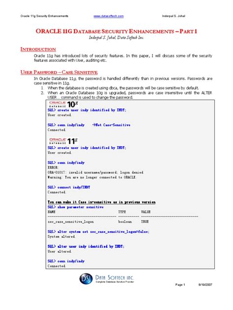 Oracle 11g free download latest version setup for windows. DSI_11g_Security | Oracle Database | Encryption | Free 30 ...
