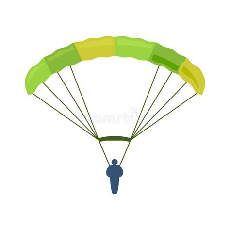 Parachute Vector Illustration Fly Stock Vector Illustration Of