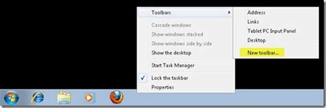 Customize Windows 7 Taskbar Restore Quick Launch Bruceb Consulting