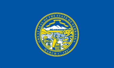 State Flag Of Nebraska Vector Svg File Etsy