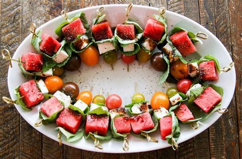 Watermelon Feta And Tomato Kabobs Something New For Dinner
