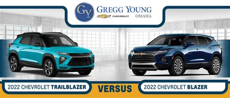 2022 Chevy Trailblazer Vs Blazer Suv Compared Size And Features