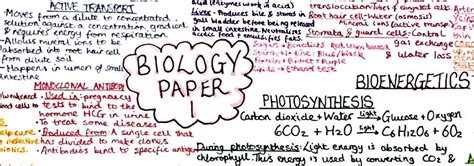Aqa Gcse Biology Paper Mindmap Teaching Resources