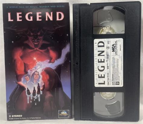 Legend Vhs 1991 Fantasy Vhs Tape Tim Curry Tom Cruise Ridley Scott