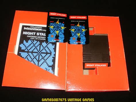 Night Stalker Mattel Intellivision Complete