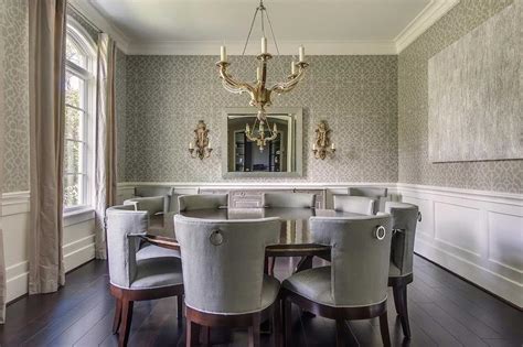 Dining Room Wallpaper with Wainscoting - WallpaperSafari