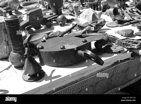 23rd July 2017 Cappadociaturkey A Turkish Stall With Antique Items