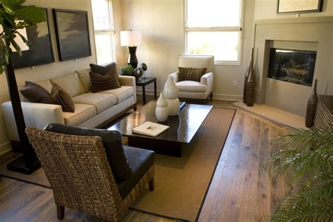 A sofa and two chairs are a classic furniture combination in the living room. 47 Luxury Family Room Design Ideas (PICTURES)