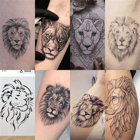 Simple Lion Tattoo Lion Tattoo On Finger Lion Head Tattoos Finger