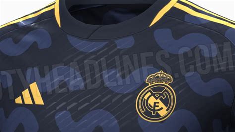 Look 23 24 Real Madrid Away Kit To Feature Hideous S Pattern All Over