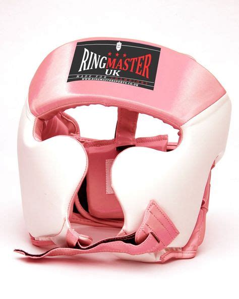 Ringmasteruk Kids Boxing Headguard Synthetic Leather Pink Combat