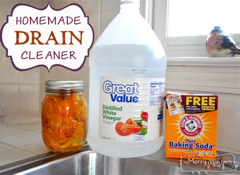 Homemade Drain Cleaner Recipe Green And Non Toxic
