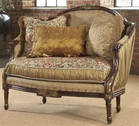 Maybe you would like to learn more about one of these? Shirred silk settee, Luxury fine home furnishings