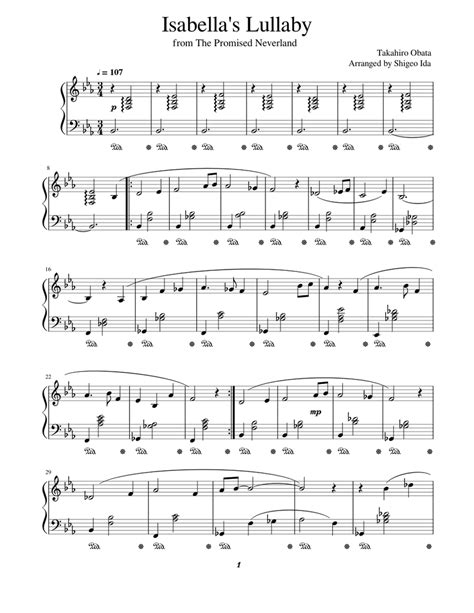 Download And Print In Pdf Or Midi Free Sheet Music For The Promised