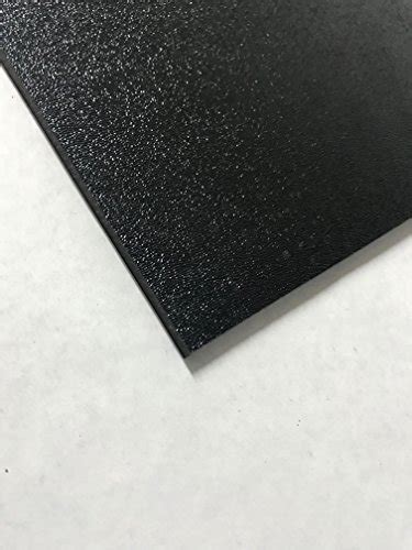 Abs Black Plastic Sheet 18 X 24 X 48” Textured 1 Side Vacuum Forming