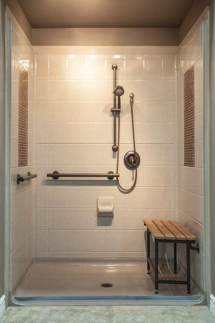 bestbath walk in shower roll in shower handicap showers ada shower barrier free Ванная комната