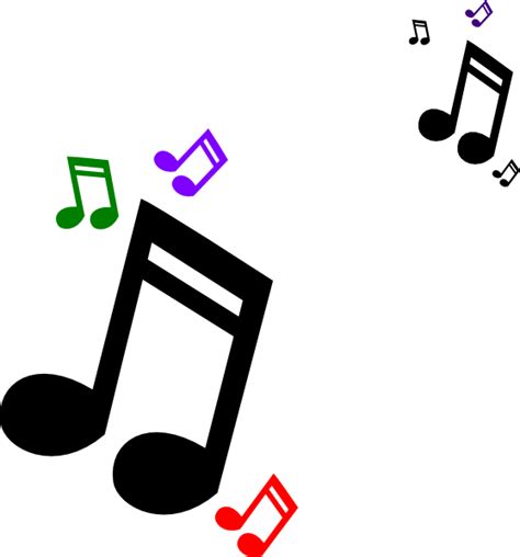 Colored Music Notes Clip Art At Vector Clip Art Online
