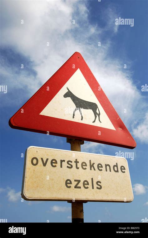 Donkeys Crossing Sign Hi Res Stock Photography And Images Alamy