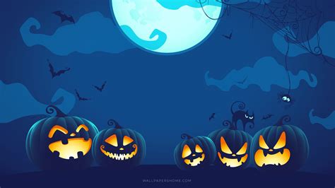 wallpaper halloween holydays spooky pumpkin digital art 7680x4320 scantraxxalr 1683733