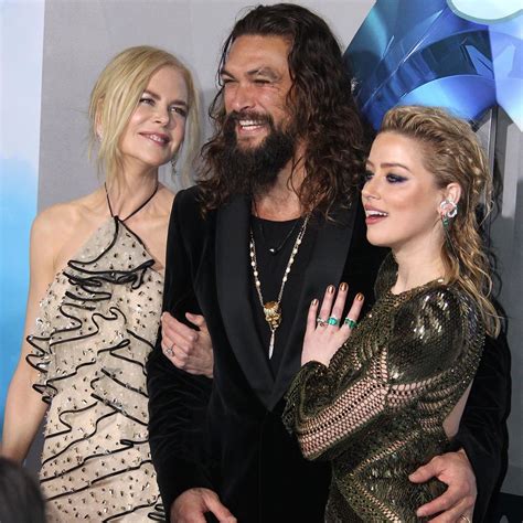 Jason Momoa Nicole Kidman And Amber Heard La Aquaman Premiere 2018