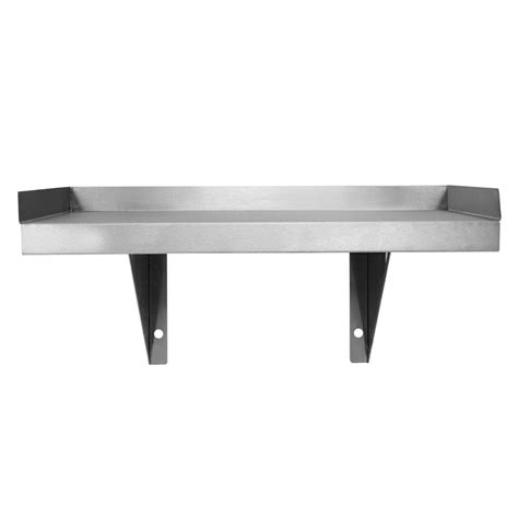 Stainless Steel Wall Mounted Shelf 600mm X 300mm Crazy Sales