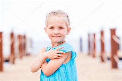 Portrait Of Beautiful Little Girl — Stock Photo © Len44ik 50528713