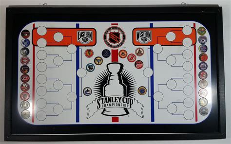 Nhl Ice Hockey Stanley Cup Championships Playoffs Magnetic Framed