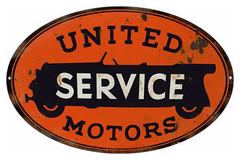 A fully functional gas station price sign allows driving customers to know the price of gas when passing by the gas station station. Reproduction United Service Motors Gas Station Sign 9x14 ...
