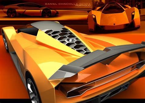 Lamborghini Le Mans Concept Rendering Car Body Design