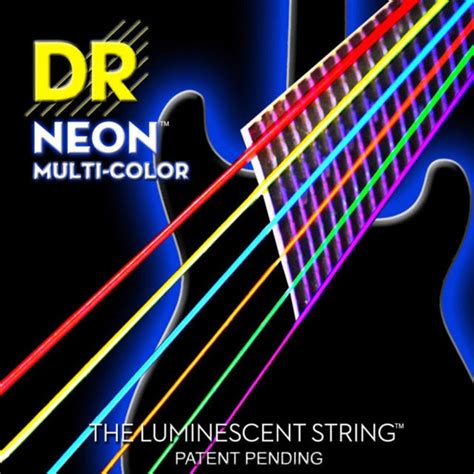 Dr Neon Multi Color Coated Electric Guitar Standard Strings Guitarpusher