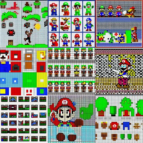 Game Mario Pixel Art Sprite Sheet Stable Diffusion Openart