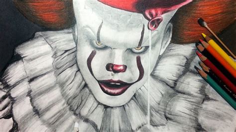 Como Dibujar A Pennywise El Payaso De La Película It Youtube