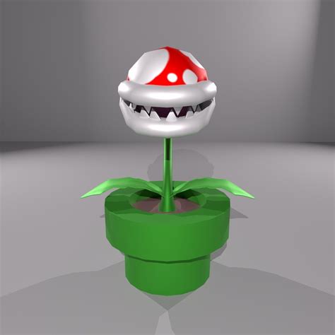 Mario Bros Piranha Plant 3d Model 10 Ma Free3d
