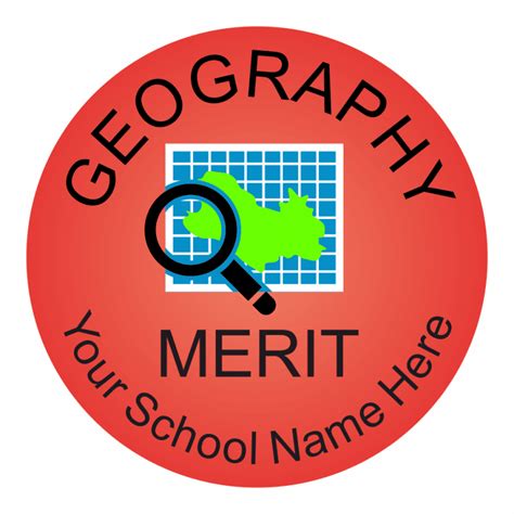 Geography Classic Reward Stickers For Teachers