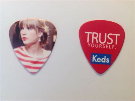 Taylor Swift Keds Guitar Pick Trust Yourself