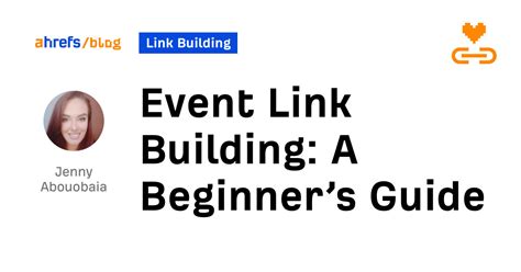 Event Link Building A Beginners Guide