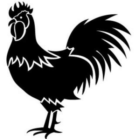 Rooster Silhouette Clip Art Clipart Best Clipart Best